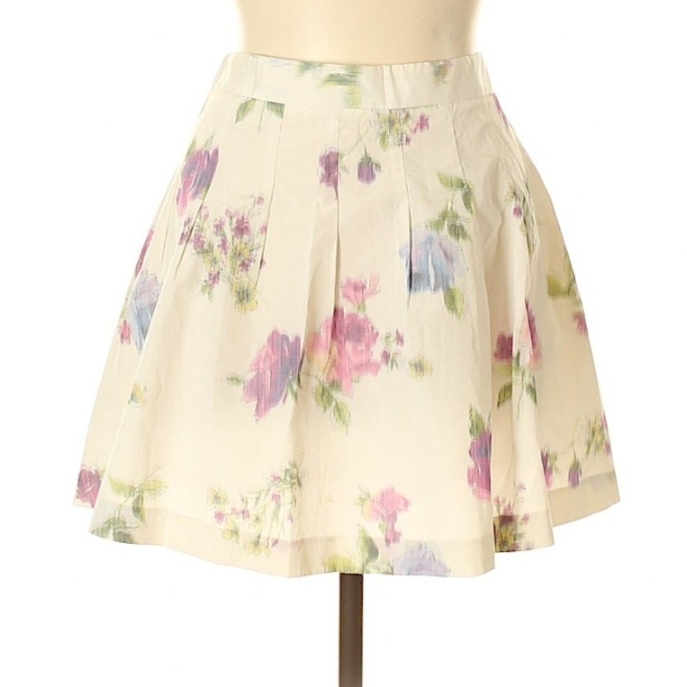 Theory Lormine Floral Skirt